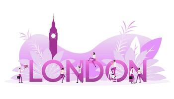 London city skyline. Tower of London. English urban landscape vector