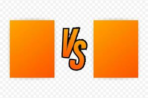 Versus logo vs letters for sports and fight competition. Battle versus match, game concept competitive vs. Vector illustration.