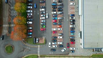 High Angle View of British City of England UK video