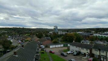 High Angle View of British City of England UK video