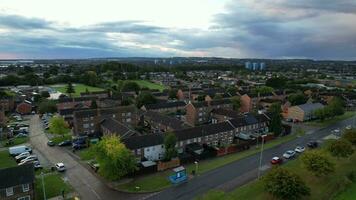 High Angle View of British City of England video