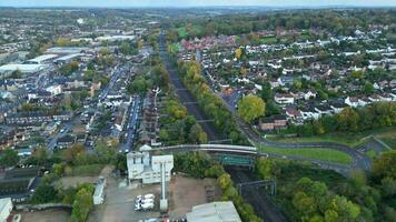 a maioria lindo cenas do hemel plantação de cânhamo cidade do Inglaterra Reino Unido video