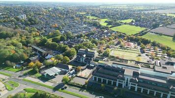 High Angle View of British City of England video