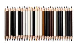 ai généré dessin des crayons isolé sur transparent Contexte génératif ai png