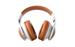 AI generated Headphones on Transparent Background, PNG format