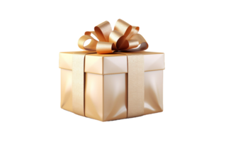 AI generated Gift Box on Transparent Background, PNG format