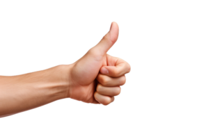 AI generated Hand Gesture Picture on Transparent background png