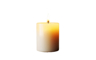 AI generated Candle Isolated on Transparent Background png