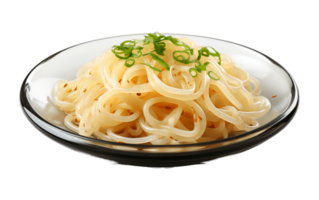 ai generiert Pasta Nudeln isoliert auf transparent Hintergrund png