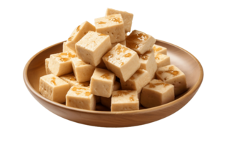 AI generated Tofu Product on Transparent Background Generative AI png