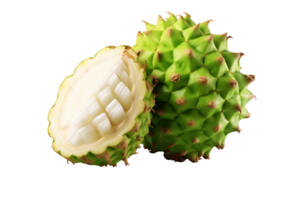 AI generated Guanabana on Transparent background png