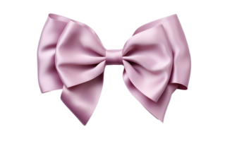 AI generated Ribbon Bow on Transparent background png