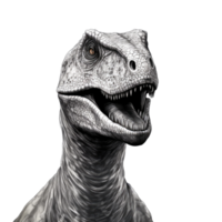 ai gerado realista edmontosaurus 3d, em transparente fundo. png