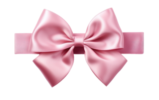 AI generated Pink Ribbon on Transparent background png