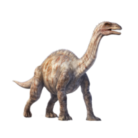 ai genererad realistisk camarasaurus, på transparent bakgrund. png