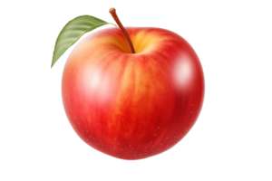 AI generated Nectarine Fruit on Transparent background png