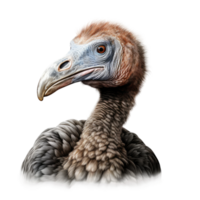 ai generato realistico dodo uccello illustrazione, su trasparente sfondo. png