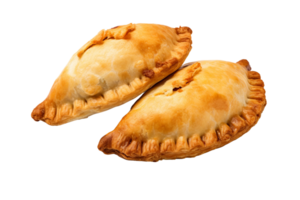 ai genererad utsökt nötkött och ost empanadas på transparent bakgrund png