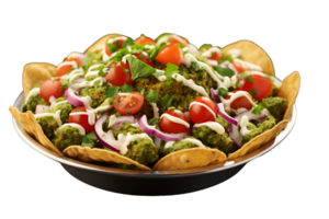 AI generated Gourmet Falafel Platter on Transparent Background png