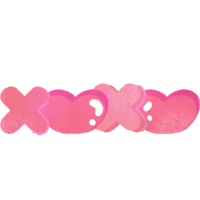 Valentinstag süß xoxo zum Valentinstag Tag png