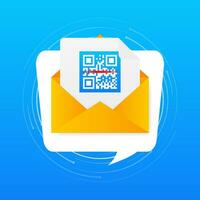 Scan me phone tag. Information icon vector. Bar code icon. Vector stock illustration