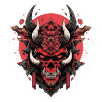 AI generated Cool skull illustration for your t-shirt design png