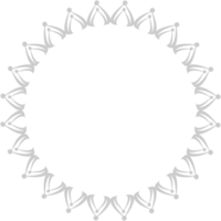 Fancy circle Border vector