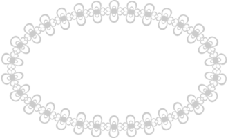 Fancy Oval Border vector