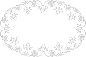 Fancy Oval Border vector