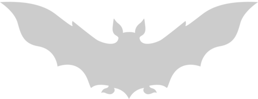 Bat flying vector