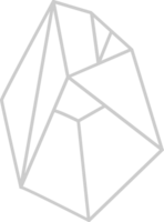 Diamond crystal vector