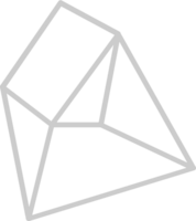 Diamond crystal vector