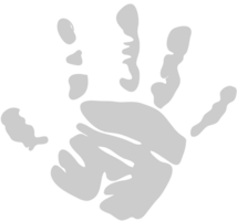 Baby Handprint vector