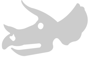 Dinosaurs skull vector