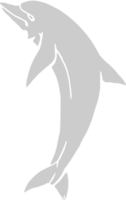 Dolphin jumping vector