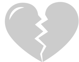 Heart broken vector