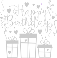 Birthday Text vector