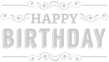 Birthday Text vector