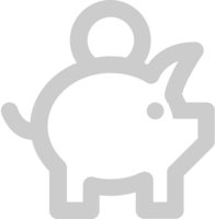 Money piggy vector