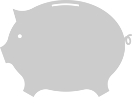 hucha de dinero vector