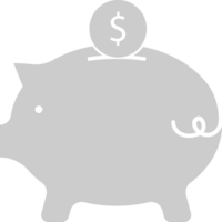 Money piggy bank vector