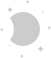 Moon phase vector