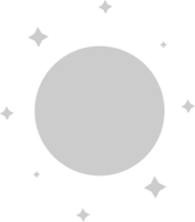 Moon phase vector