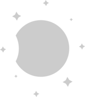 Moon phase vector