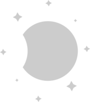 Moon phase vector