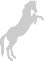 Horse standing vector