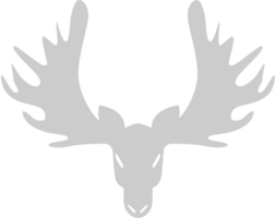Moose skull vector