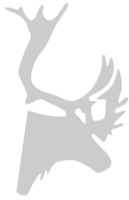 Moose head vector