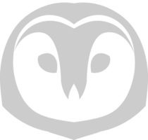 Owl head vector