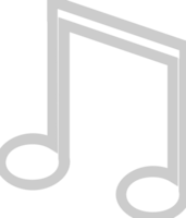 Music note vector